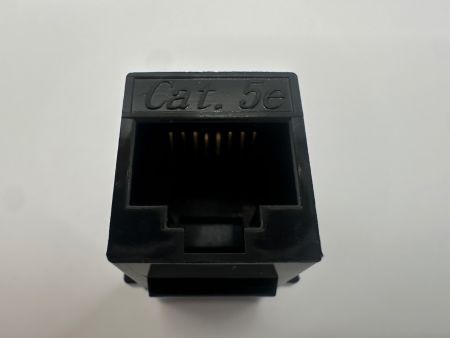 Conector Inline RJ45 Cat5E Não Blindado (Vista frontal)