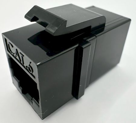 Cat6 RJ45 Inline-Koppler-Buchse ungeschirmt (Seitenansicht)