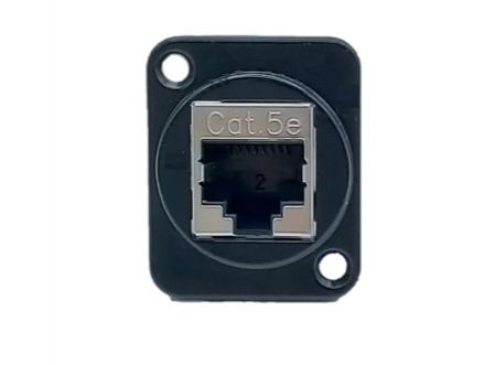 Встраиваемый соединитель Cat 5e с экранированным панельным разъемом - Inline-Coupler-Cat-5e-With-Shielded-Panel-Mount-Connector