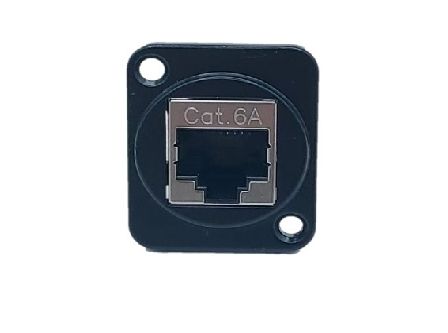 Встраиваемый соединитель Cat 6A с экранированным панельным разъемом - Inline-Coupler-Cat-6A-Wth-Shielded-Panel-Mount-Connector
