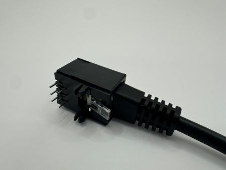 측면 입력 RJ11 저프로파일 잭(케이블과 함께 보기)