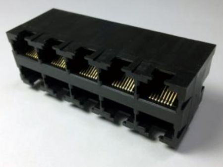 Doppelstock-RJ45-Stecker für Netzwerktechnologie - Doppelstock-RJ45-Stecker für Netzwerktechnologie