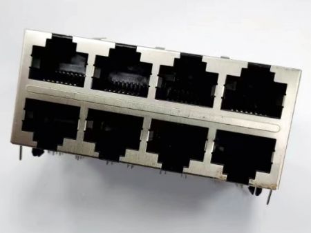 Dual-Deck RJ45-Anschluss für Telekommunikationsinfrastruktur - Dual-Deck RJ45-Anschluss für Telekommunikationsinfrastruktur