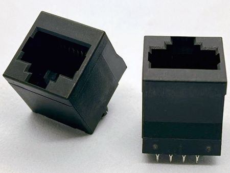 Prise RJ45 à entrée supérieure non blindée à emboîtement - Prise RJ45 à entrée supérieure non blindée à emboîtement