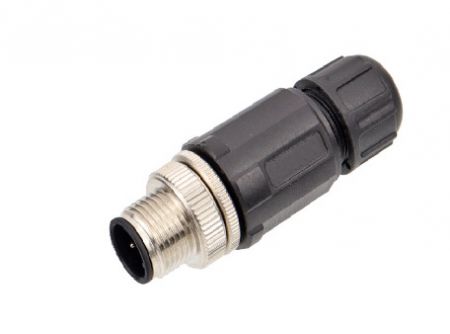 Prise à vis mâle M12 câblable 5 pôles - M12-Male-Wireable-Screw-Term-Socket-5-Core