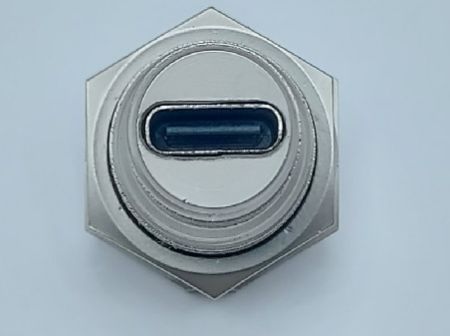 Type C de montage frontal M12 sur PCB - M12-Front-Mount-Type-C-PCB-Type