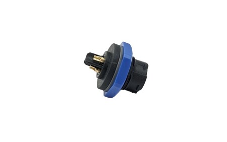 M16-Conector-Fêmea-3-Pinos-Lock-Push(Vista lateral)