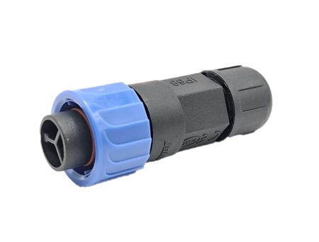M16 푸시 잠금 수컷 연결 가능한 3코어 현장 설치 가능 커넥터 - M16-Push-Locking-Male-Wireable-3-Core-Field-Installable-Connector