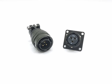 Cáp chống nước MS Series có thể kết nối thẳng, đầu cái 3 lõi M+F