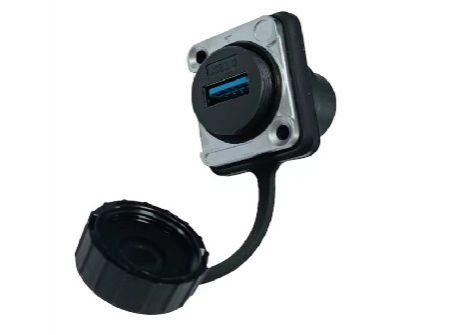 Metalowe Wodoodporne Złącze USB 3.0 Typ D - Metal-Wodoodporny-Złącze-USB-3.0-Typ-D