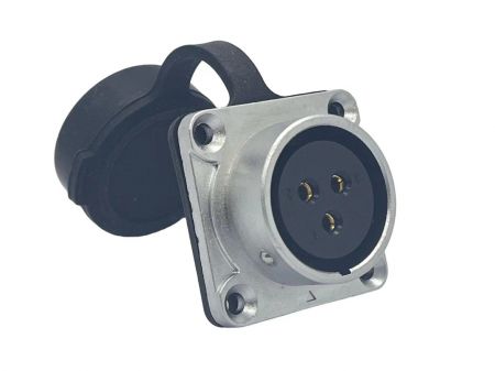 Złącze żeńskie Push-Pull Metal Wodoodporne Zasilanie Pin - Złącze żeńskie Push-Pull-Metal-Wodoodporne-Zasilanie-Pin