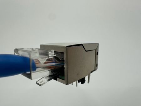 Conector modular 8P8C para conexión de interruptor (vista con cable)