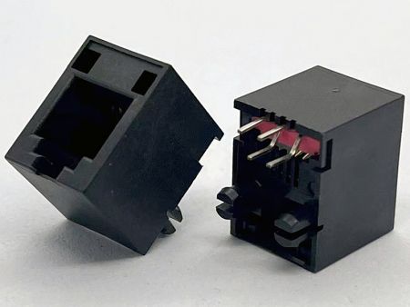 Prise RJ9 modulaire à entrée supérieure de taille micro - Prise RJ9 modulaire à entrée supérieure de taille micro