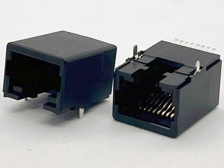 Niedrigprofil RJ45 Buchse für Telekommunikationsinfrastruktur - Niedrigprofil RJ45 Buchse für Telekommunikationsinfrastruktur