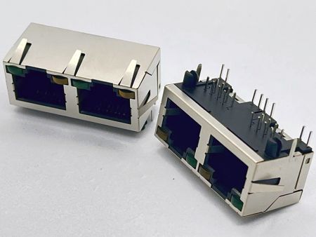 Ultra kompakte Hochleistungs-Link-Up-Latch-LED-RJ45-Buchse - Ultra kompakte Hochleistungs-Link-Up-Latch-LED-RJ45-Buchse