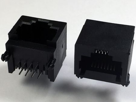 Kompakter Latch Up RJ45-Stecker für Netzwerkhardware - Kompakter Latch Up RJ45-Stecker für Netzwerkhardware