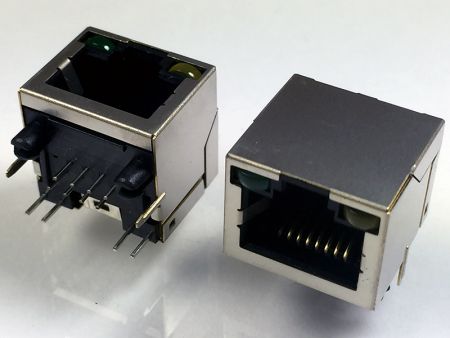 Kompakter LED RJ45 Connector für Netzwerkhardware - Kompakter LED RJ45 Connector für Netzwerkhardware