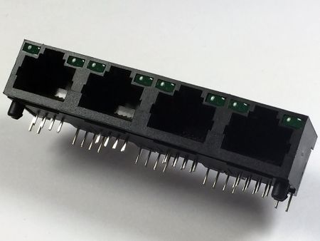 Swift Link Kompakt 4-Port Up-latch LED Netzwerk RJ45 Buchse - Swift Link Kompakt 4-Port Up-latch LED Netzwerk RJ45 Buchse