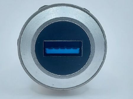Achterste schroefvergrendeling USB 3.0 naar B-type koppeling metalen socket - Achterste-Schroefvergrendeling-USB-3.0-naar-B-Type-Koppeling-Metaal-Socket
