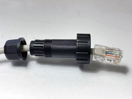 Draad waterdichte kabel zijkit met stekker & kabel - Schroefvergrendelings waterdichte kabel zijkit met stekker & kabel