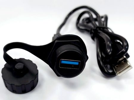 Gewinde wasserdicht USB 3.0 mit Stecker - Schraubensicherung wasserdicht USB 2.0 mit Stecker
