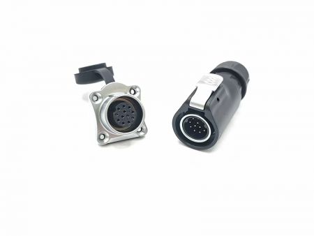 Snap-Series-Waterproof-Straight-Wireable-Cable-Gland-Male-12-Core-F+M