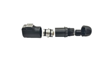 Snap-Series-Waterproof-Straight-Wireable-Cable-Gland-Male-12-Core(Back view)