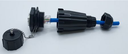 Kit de presse-étoupe étanche à vis pour connexion sécurisée.