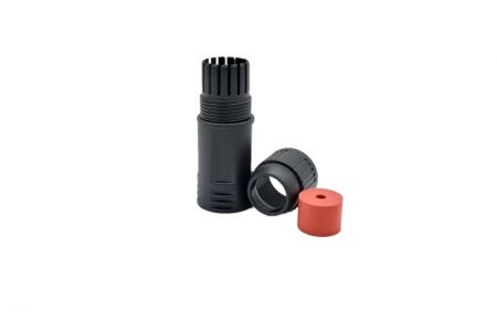 Kit laterale per passacavi a vite impermeabili e lunghi (vista laterale)