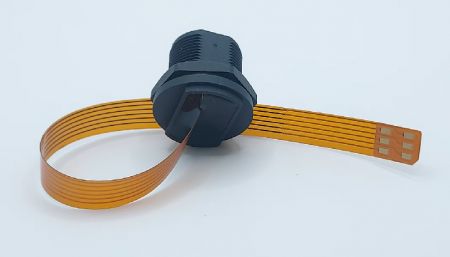 Fil étanche Nano Sim mâle à femelle prolongateur de câble FPC plat L=200mm (vue arrière)