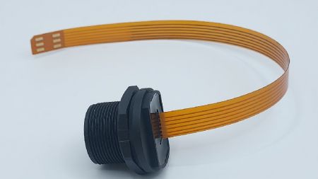 Fil étanche Nano Sim mâle à femelle prolongateur de câble FPC plat L=200mm (vue latérale)