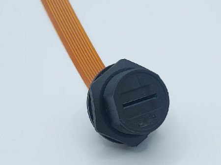 Draad Waterdichte TF Kaart Mannelijk naar Vrouwelijk Uitbreiding Platte FPC Kabel Extender L=200mm - Draad-Waterdicht-TF-Kaart-Mannelijk-naar-Vrouwelijk-Uitbreiding-Platte-FPC-Kabel-Extender-L=200mm