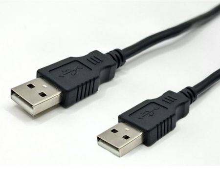 USB2.0 AM Tot AM Kabelassemblage, L=1000mm - USB2.0-AM-Tot-AM-Kabelassemblage,-L=1000mm